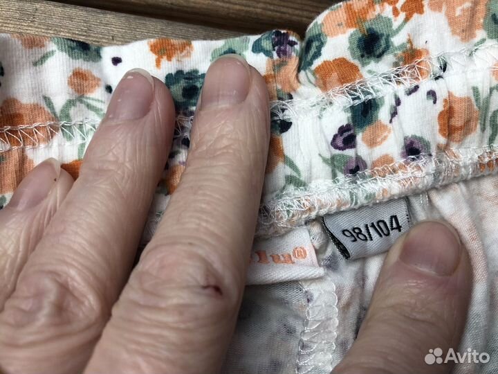 Шорты для девочки в цветочик Lupilu