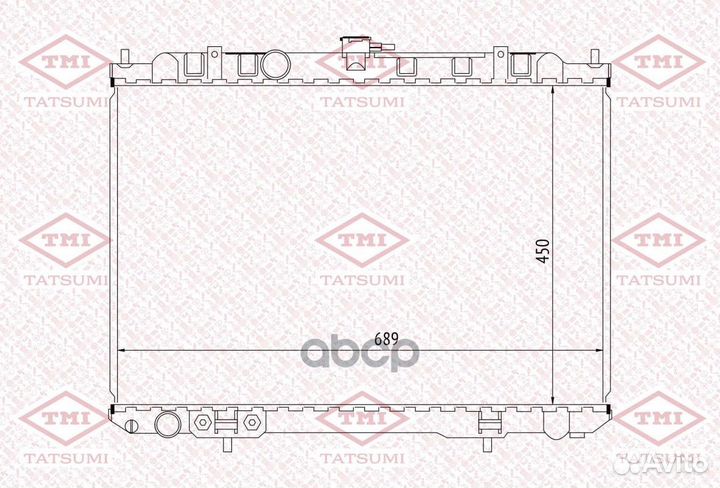 Радиатор охлаждения TGA1059 tatsumi