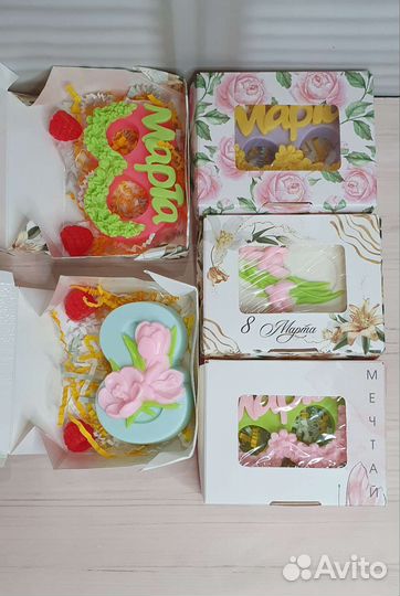 Мыло ручной работы на 8 марта, наборы, бомбочки