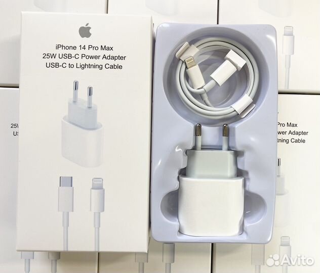 Зарядка для iPhone 25W c кабелем Lighting