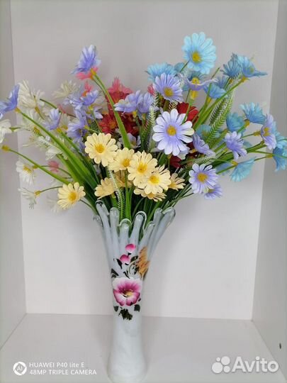 Букет мелких ромашек