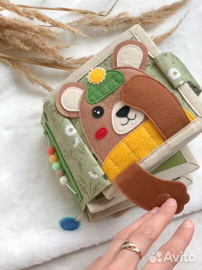 Развивающая книга из фетра