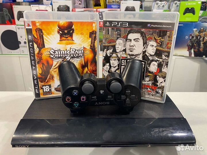 Sony PS3 +Sleeping Dogs + Saints Row 2