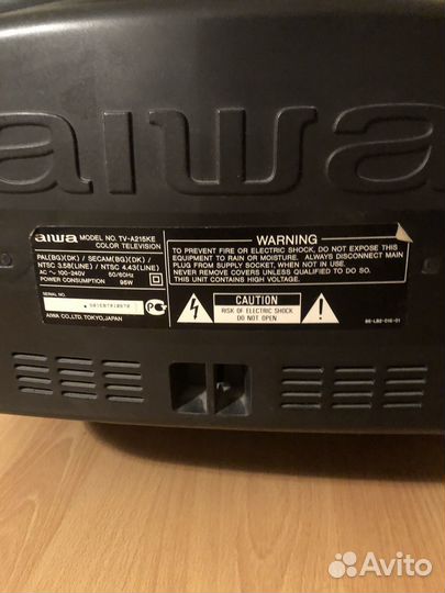 Телевизор Aiwa цветной, Япония