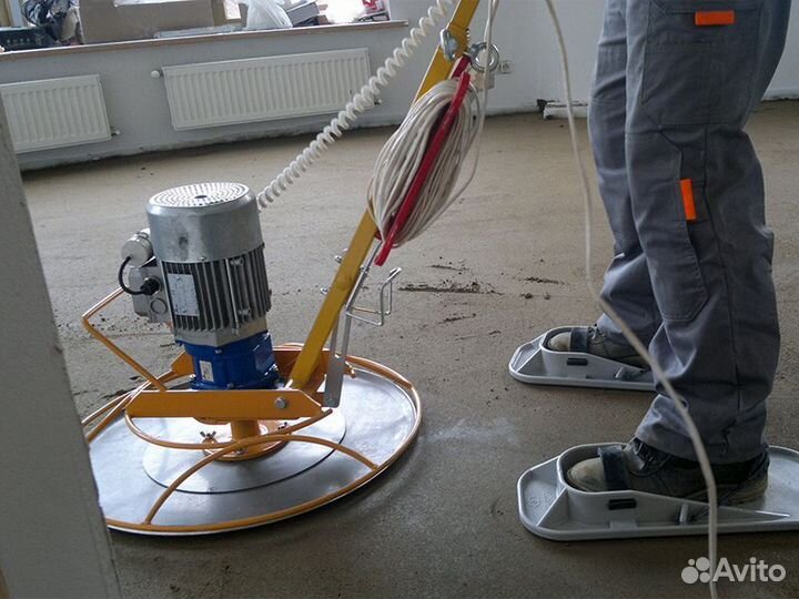 Полусухая стяжка пола за 1 день без предоплаты