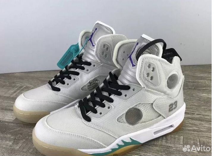 Кроссовки Nike Air Парус Jordan 5 Retro Off-White