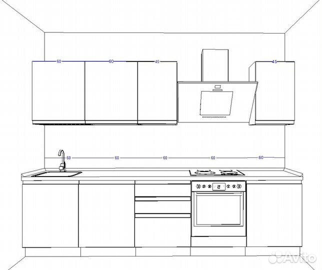 Кухонные модули любых размеров