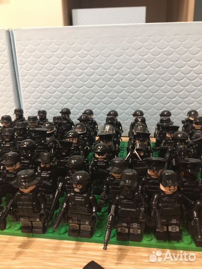 Лего военные человечки 69 штук