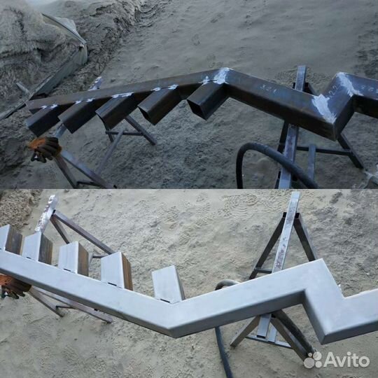 Пескоструйная обработка.Изготовление металлоконстр