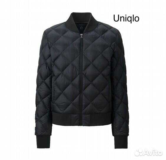 Куртка бомбер Uniqlo р.S пуховик ультралегкая