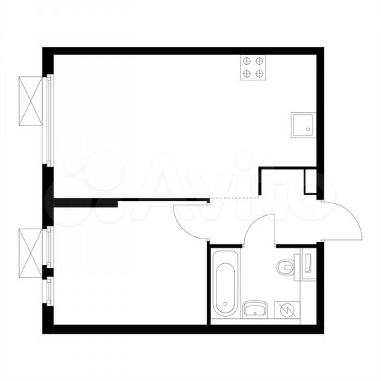1-к. квартира, 37,9 м², 29/33 эт.