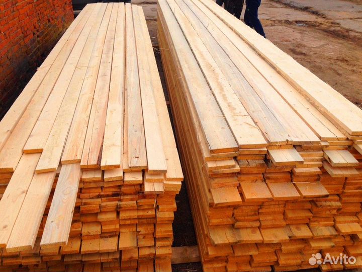 Доска от производителя 50х150х6000мм, сосна, опт