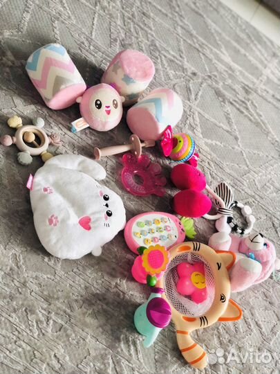 Игрушки пакетом мякиши