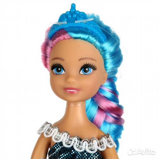 Кукла Карапуз «Анна» 15 см (руки и ногм сгиб, аксе