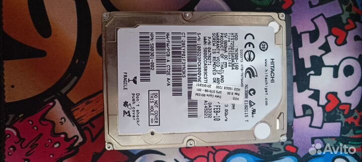 Hdd hitachi 2.5 160gd