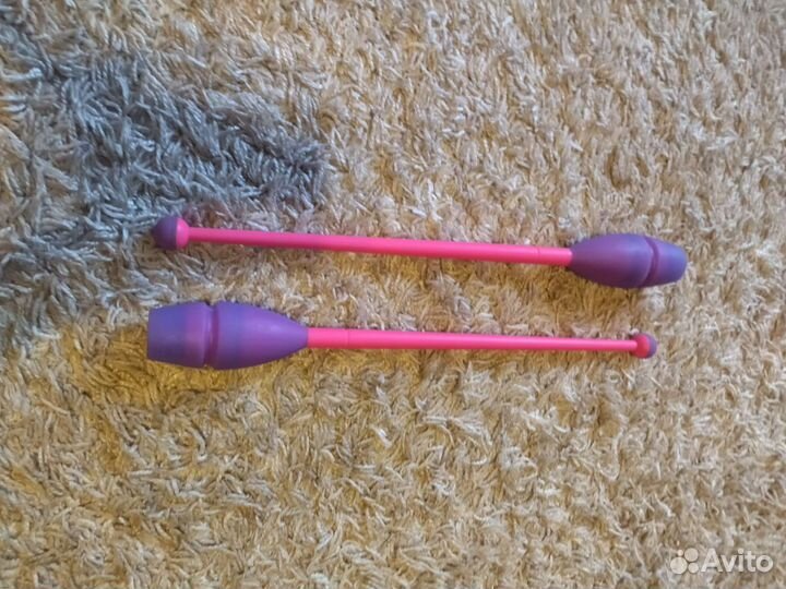 Булавы для художественной гимнастики розовые