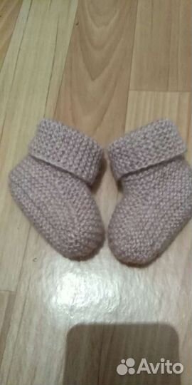 Пинетки вязаные на заказ