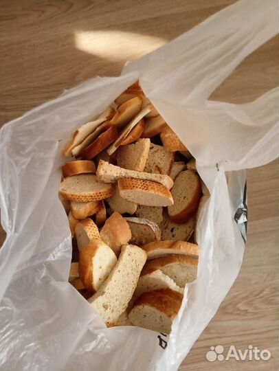 Хлеб сухари для животных