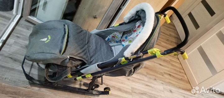 Санки коляска nika
