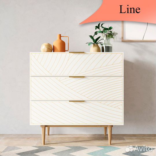 Комод с тремя ящиками 
