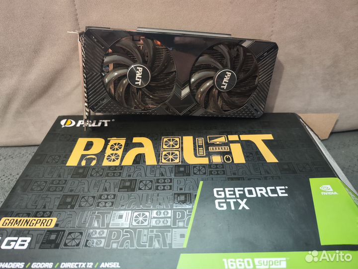 Видеокарта gtx 1660 super 6gb palit