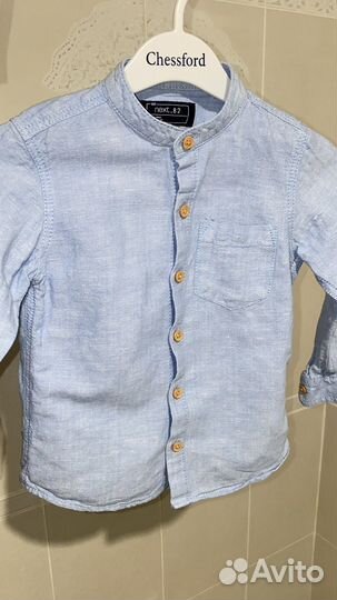 Рубашка лён 98