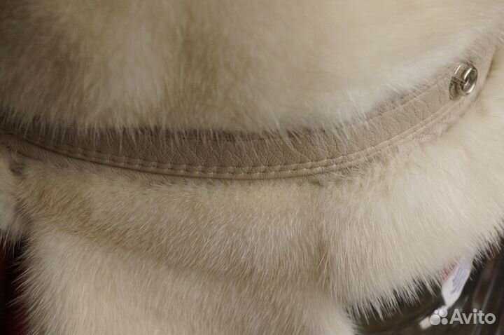 Шапка ушанка норковая