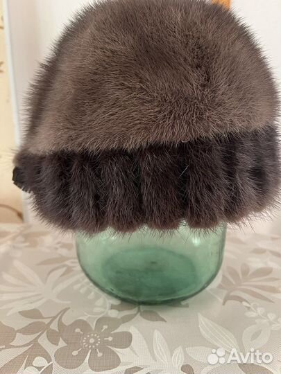 Шапка норковая женская бу