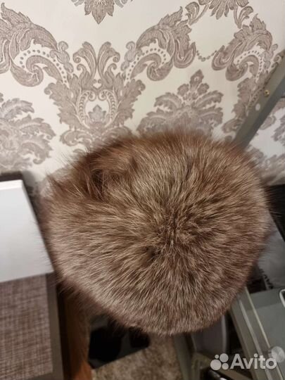 Шапка женская с натуральным мехом