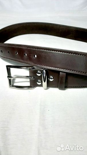 Мужской ремень из кожи ручной работы