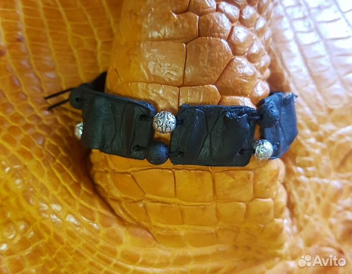 Браслет из кожи ' Сиамского 