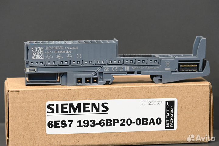 Siemens 6ES7 193-6BP20-0BA0 Блок, новый, 5 шт