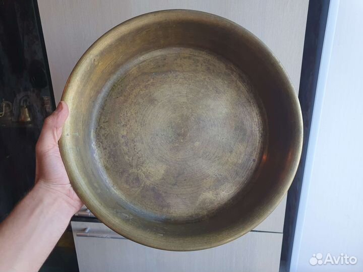 Таз латунный СССР
