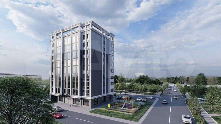 1-к. квартира, 53,6 м², 9/9 эт.