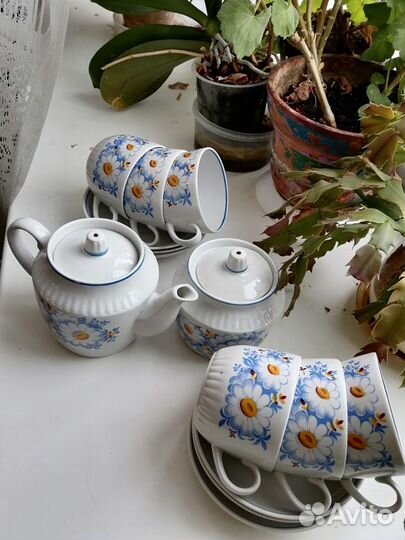 Чайный сервиз вербилки, СССР, новый