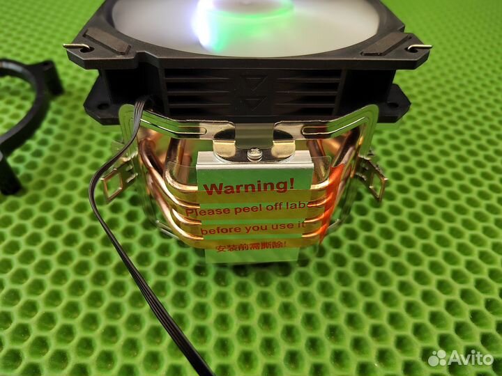 Кулер башня 4 трубки с подсветкой 150w 2011