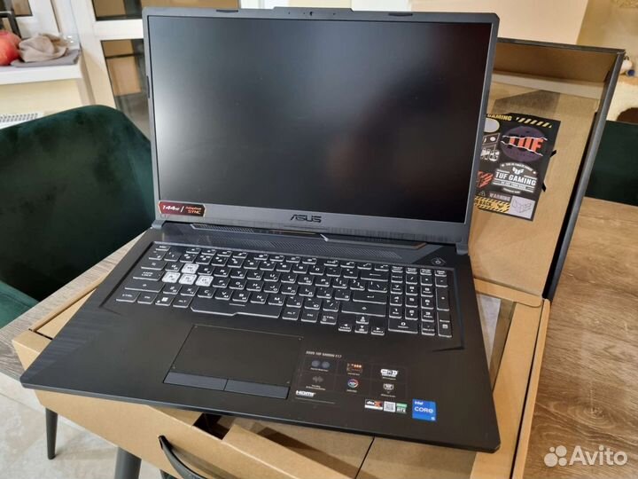 Ноутбук asus TUF Gaming F17 3050ti
