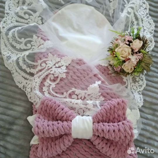 Конверт одеяло плед на выписку