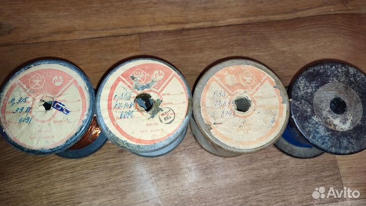 Медная проволока в катушках СССР