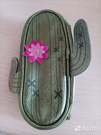 Школьный пенал.Кактус