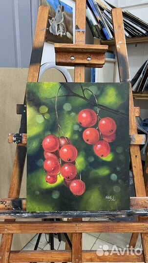 Картина маслом 40х50 смородина