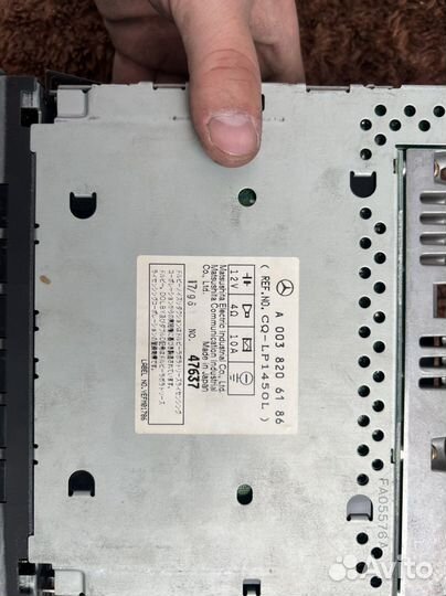 Магнитола mercedes w210-s210