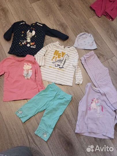 Вещи пакетом для девочки 92