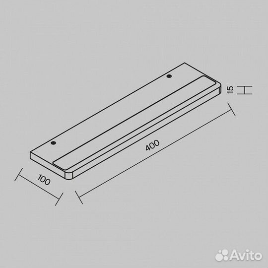 Накладной светильник Maytoni Shine C033WL-L12W3K