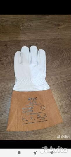 Кожаные перчатки Argo (арго) 8.512 для сварки