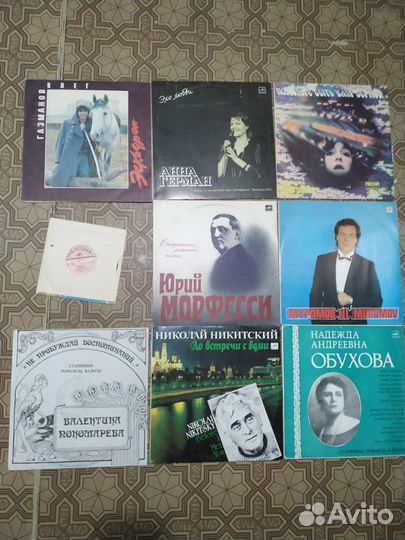 Пластинки - Романсы и детские