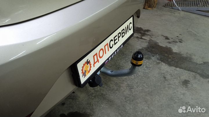 Фаркоп с оцинкованным шаром на Kia Rio lll