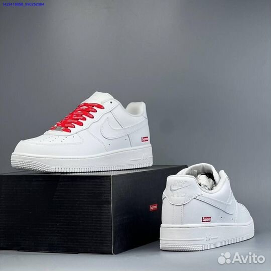 Кроссовки Nike Air Force 1 Low & Supreme (Арт.34066)