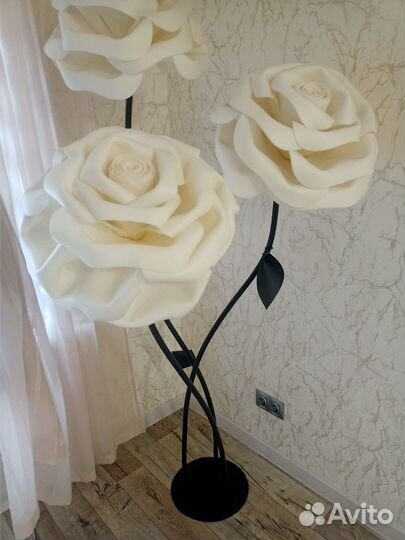 Цветы высокие искусственные