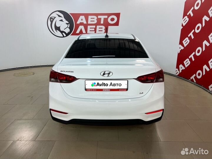 Hyundai Solaris 1.6 AT, 2018, 102 204 км